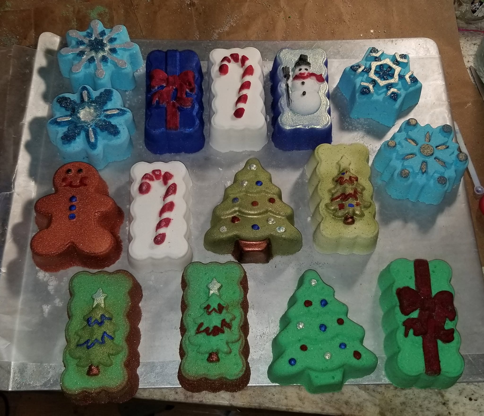 Christmas Bath Bombs